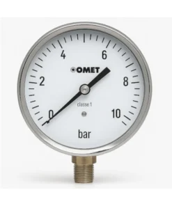 Manometro di pressione a tubo bourdon in acciaio - Omet serie MX-MXG