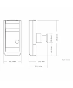 Dimensioni Vacuometro digitale Thyracont VD85