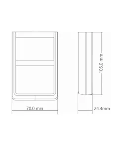 Dimensioni vacuometro Thyracont VD800