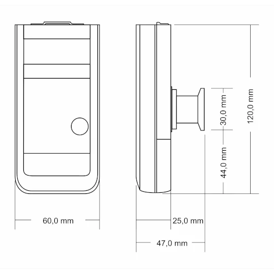 Vuotometro Thyracont VD81 specifiche dimensioni