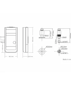 Dimensioni Vuotometro Thyracont VD84
