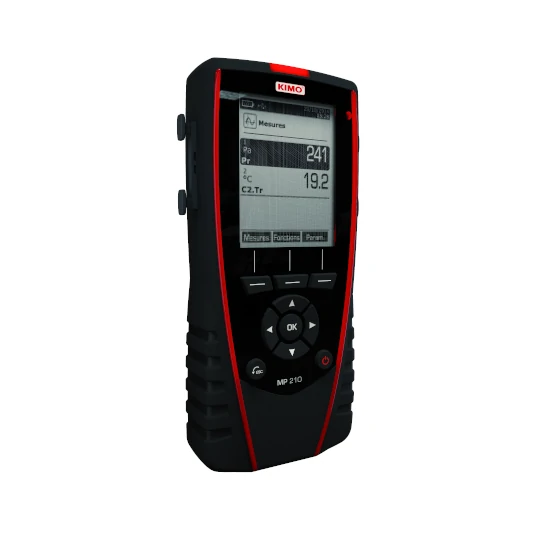 Manometro multifunzione per pressione, velocità e portata d'aria, temperatura, rilevamento fughe di gas e monossido di carbonio